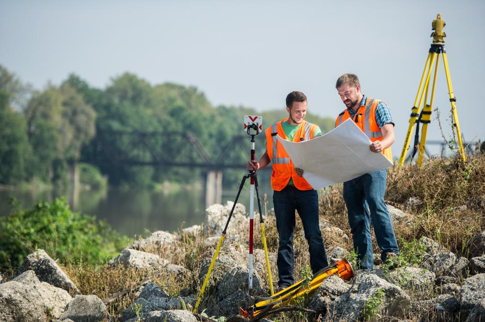 surveying students